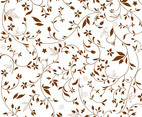 Brown Flowers Background
