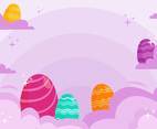 Cute Easter Celebration Background