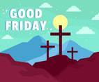 Cross On Mount Calvary To Celebrate Good Friday