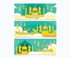 Eid Mubarak Greeting Banner