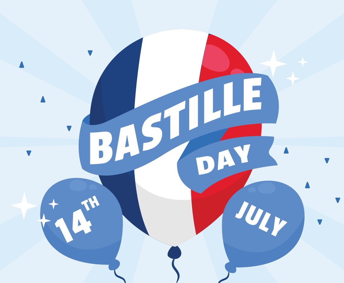 Balloons For Bastille Day Celebration