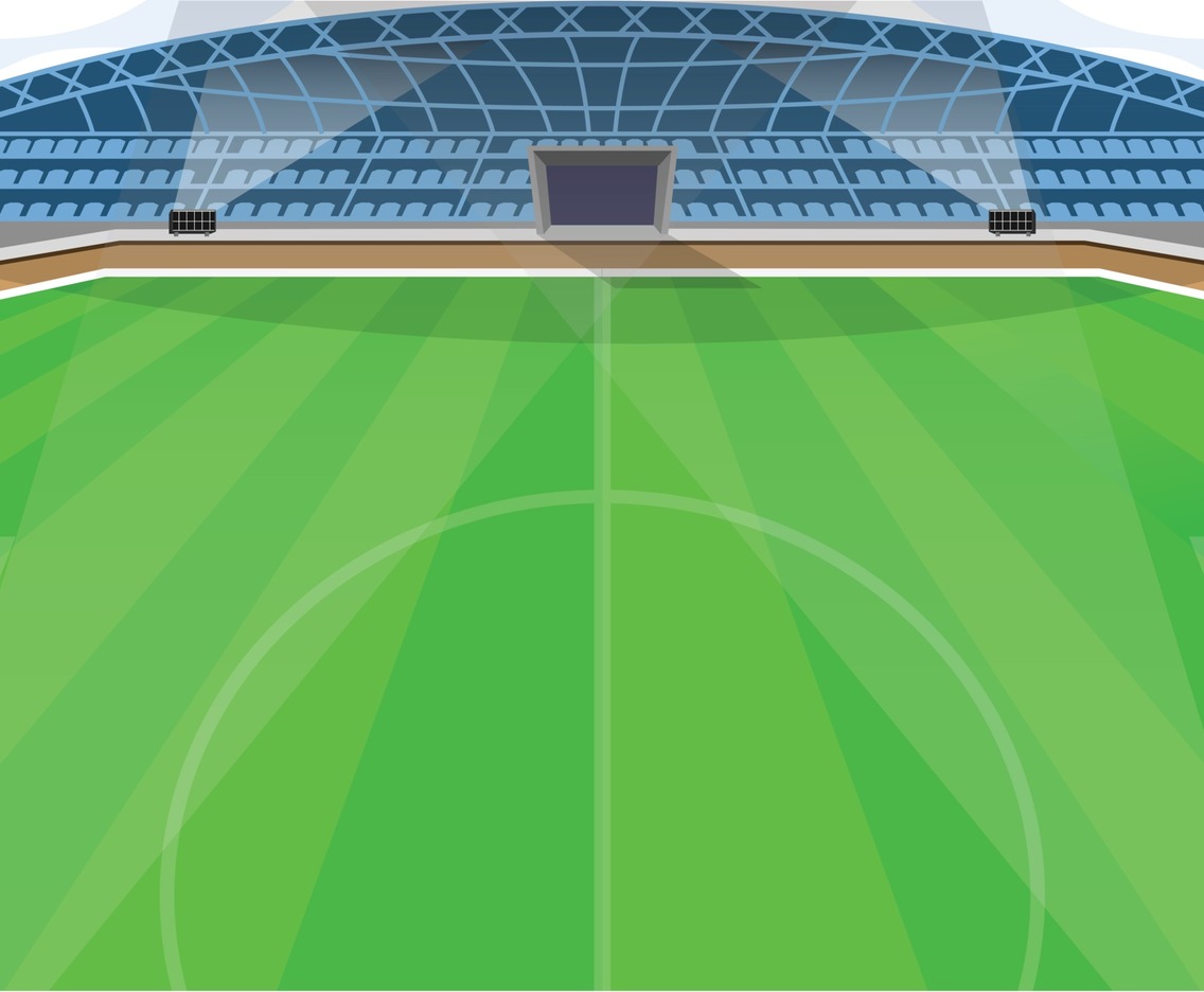 Football Stadium Background Vector Art & Graphics 