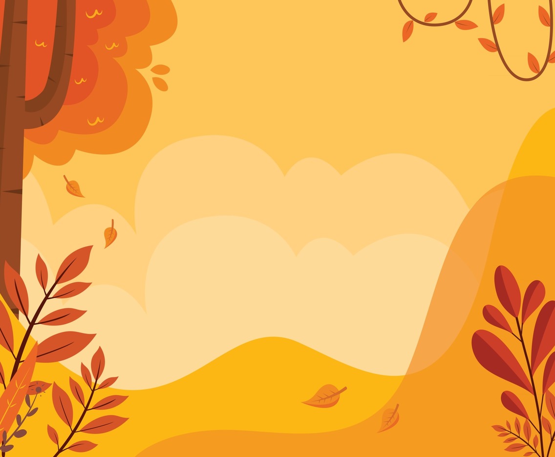 Trees And Autumn In Forest Scenery Background Vector Art & Graphics |  
