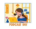 A Girl is Making a Podcast