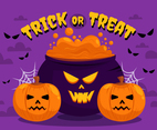 Trick or Treat Pumpkin to Celebrate Halloween
