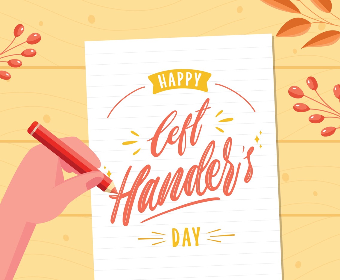 Lettering With Colored Pencils To Celebrate Lefthander's Day