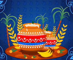 Festivity Pongal Background
