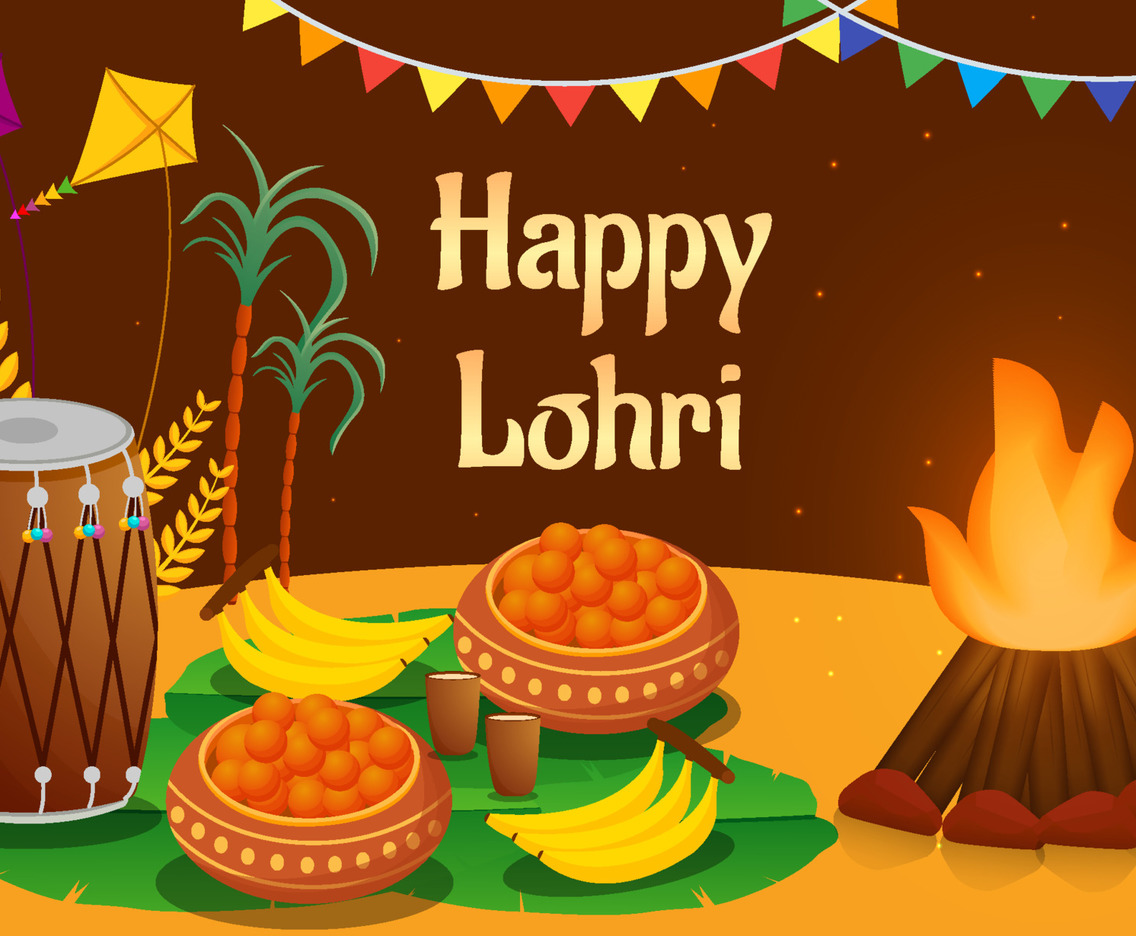 Lohri Festival Background