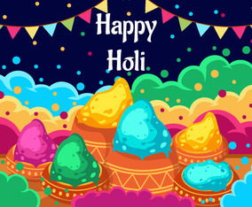 Festivity and Events Holi Festival Background