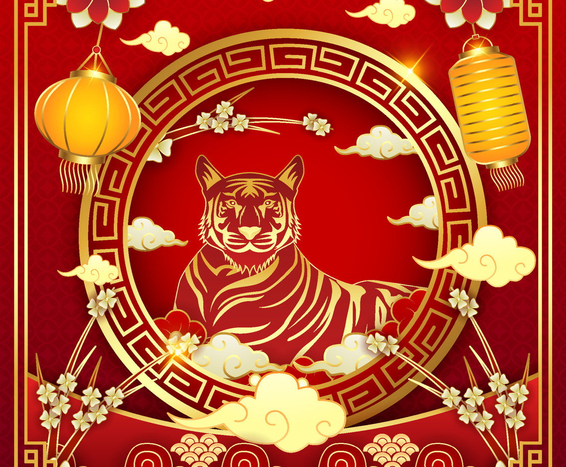 Chinese New Year of The Tiger Concept