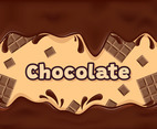 Melting Chocolate Background