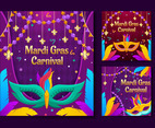 Mardi Gras Mask Social Media Post