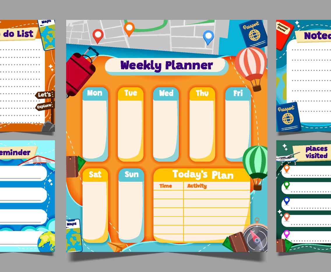 Travel Journal Table Template