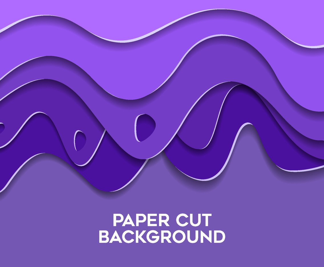 Paper Cut Background Vector Art & Graphics 