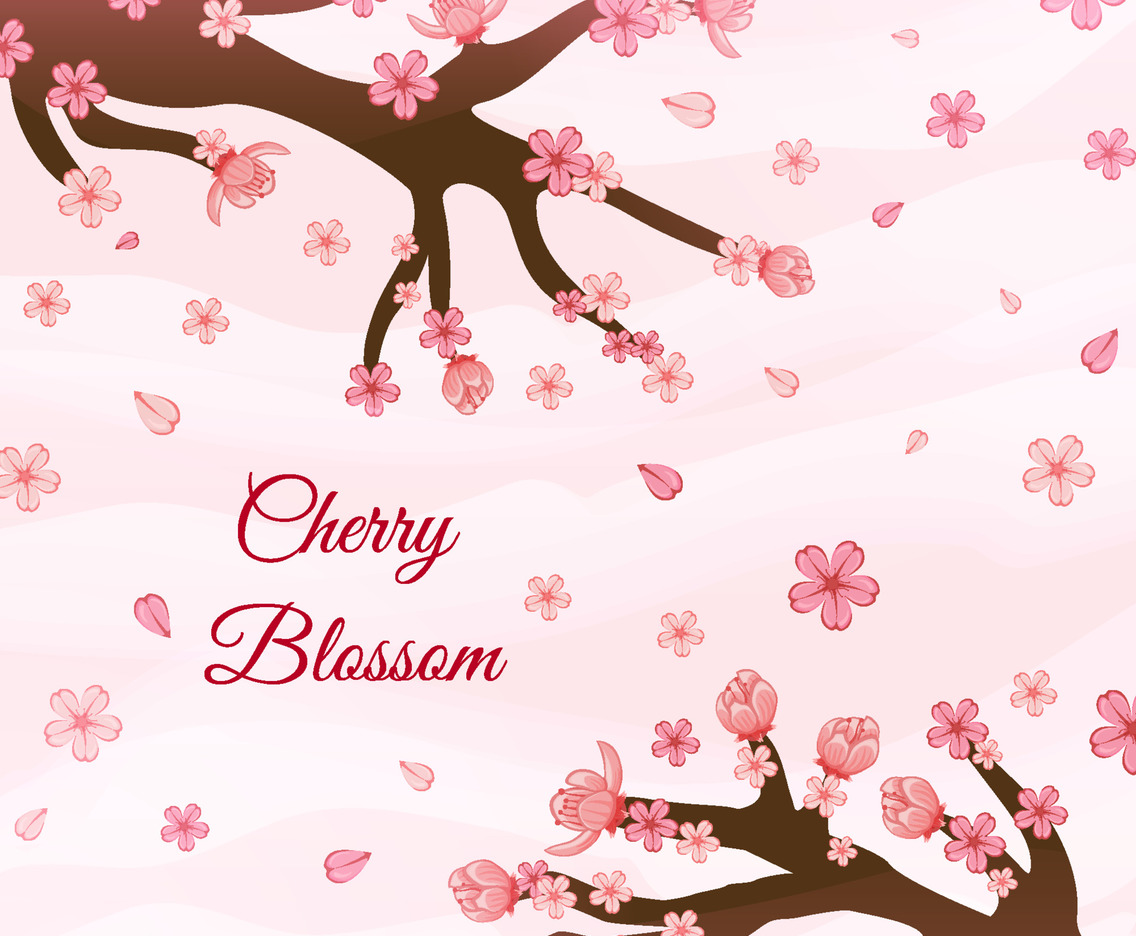 Spring Cherry Blossom Background