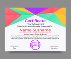 Template Certificates General