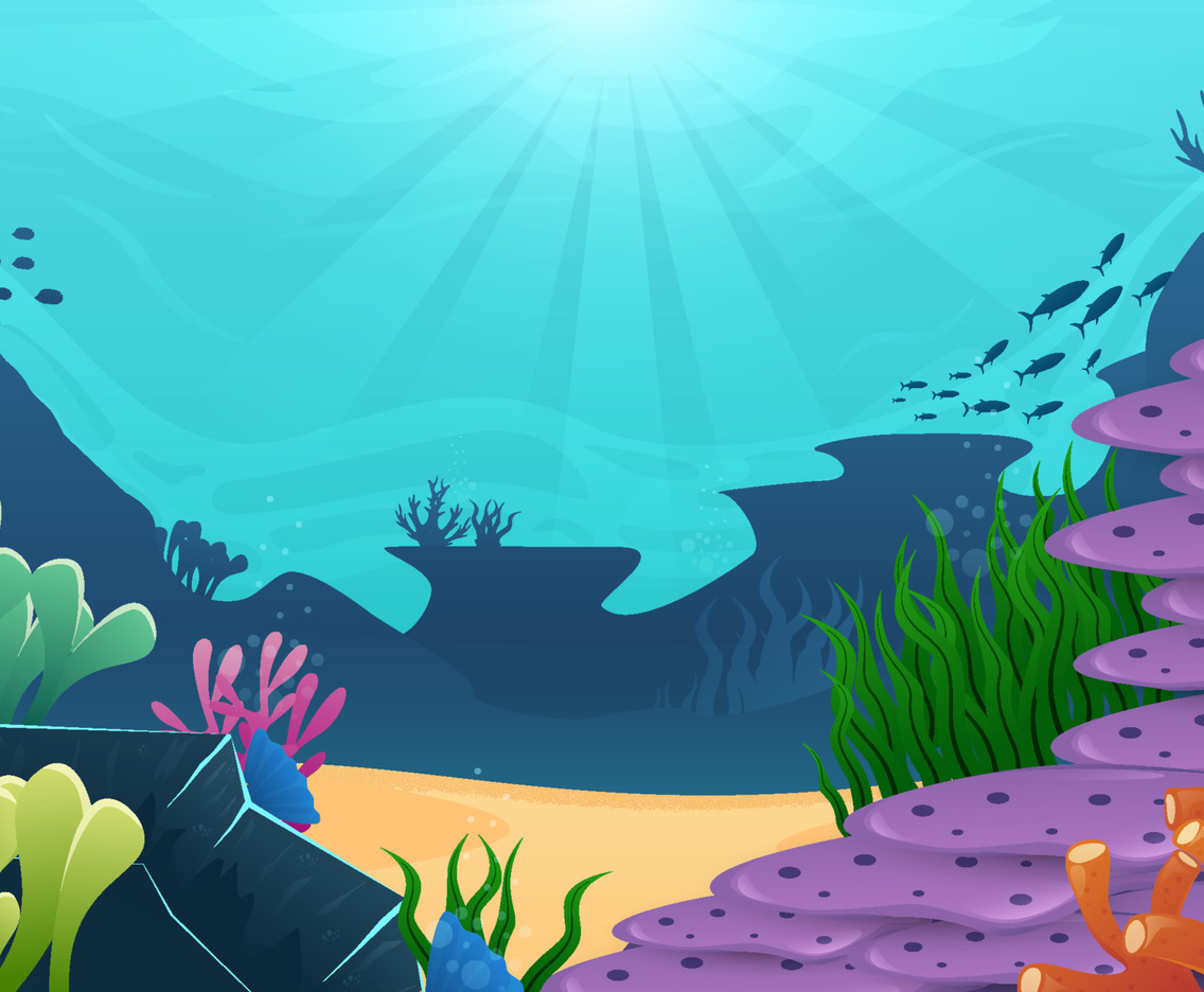 Ocean Background Concept Vector Art & Graphics 