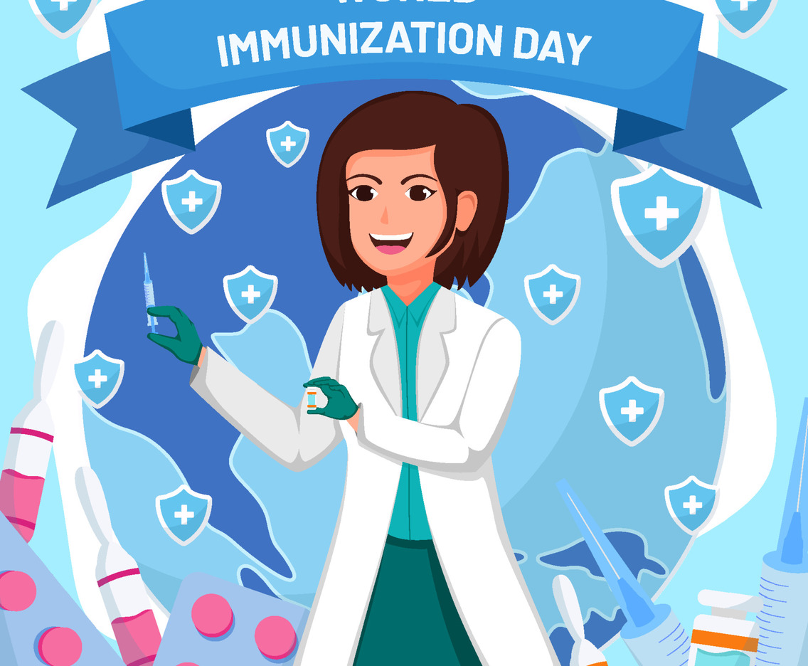 World Immunization Week Concept
