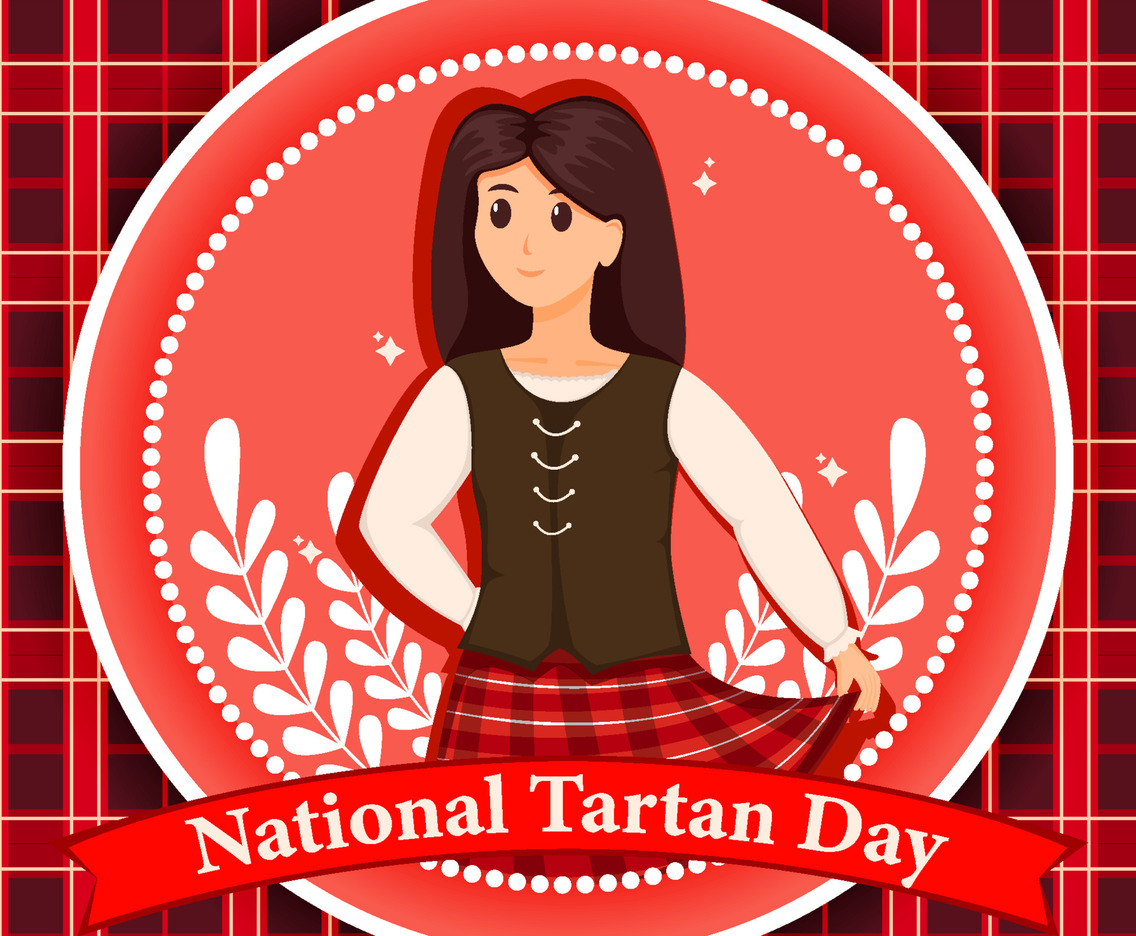 Festivity Events Tartan Day Concept