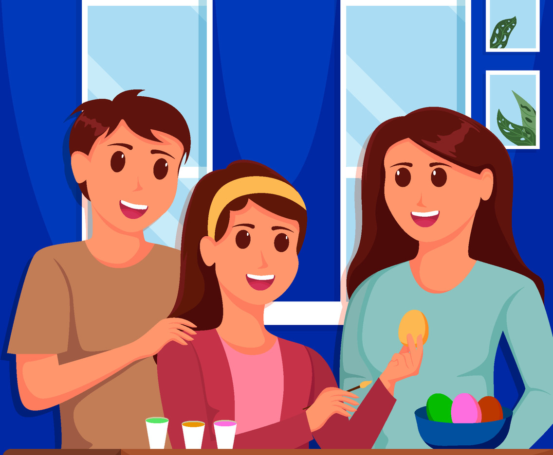 Family Activity Egg Decorating