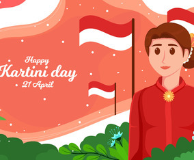 Kartini Day Background