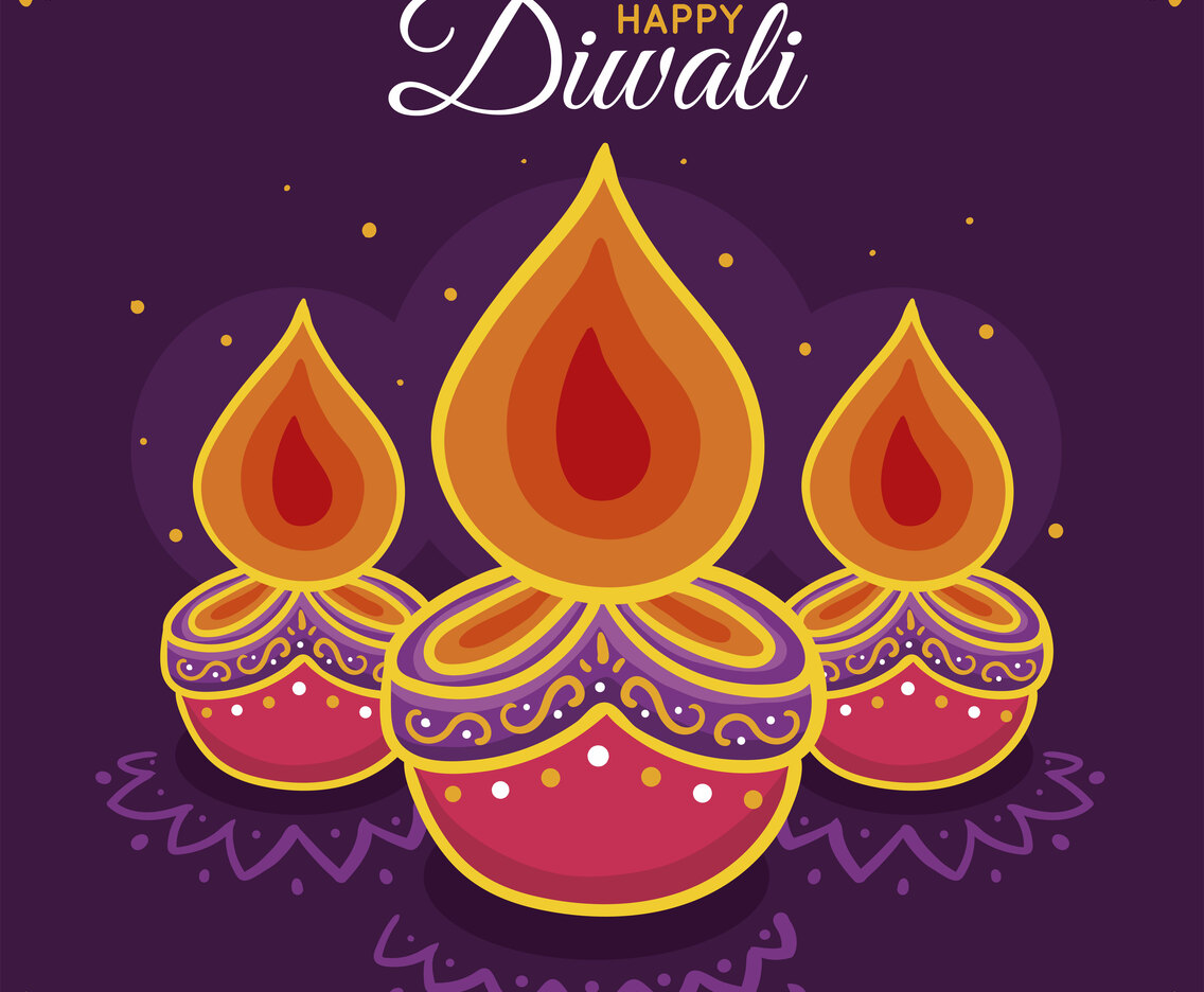 Hand Drawn Diwali Illustration