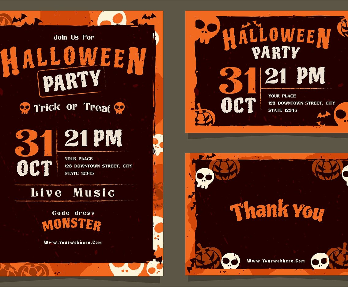 Come And Join Our Halloween Party Invitation