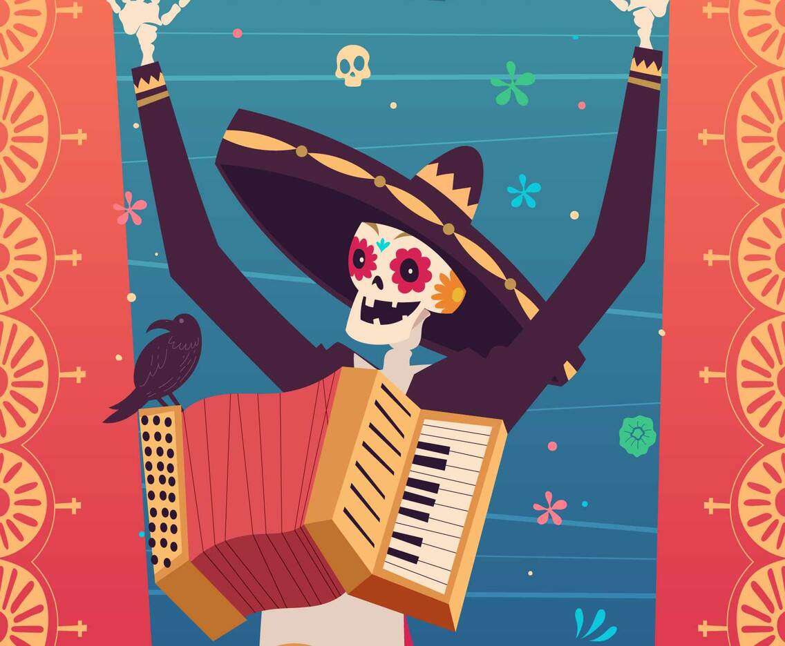 The Day Of The Dead Illustration
