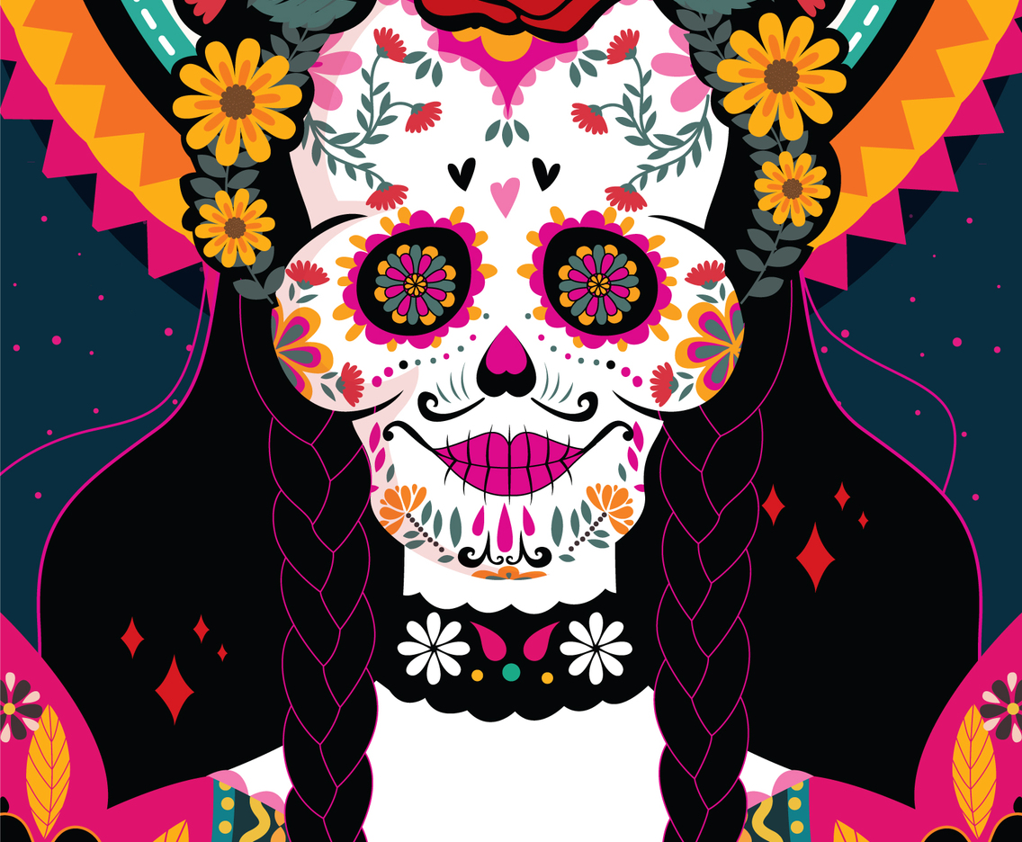 Dia De Los Muertos Illustration