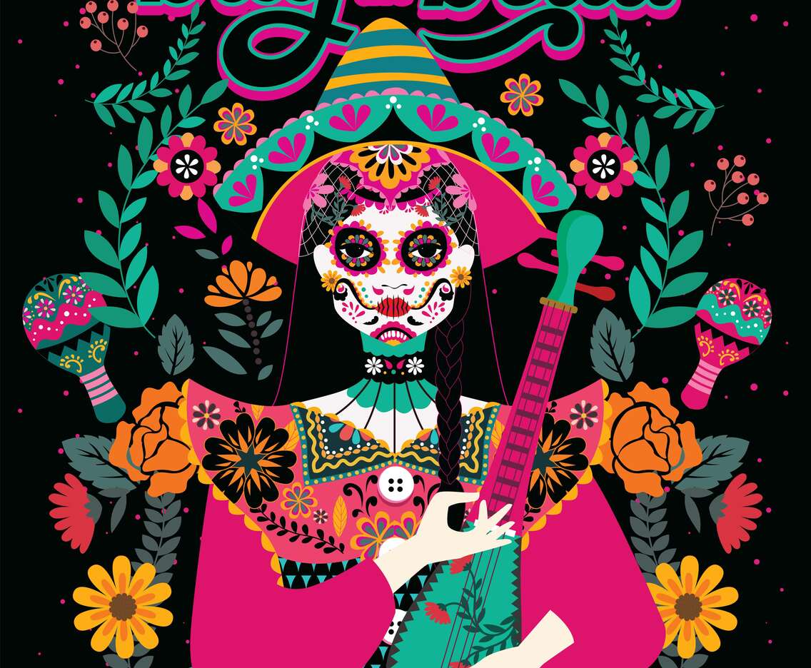 Day Of The Dead Invitation