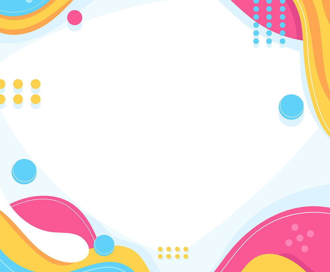 Playful Abstract Color Wave Background