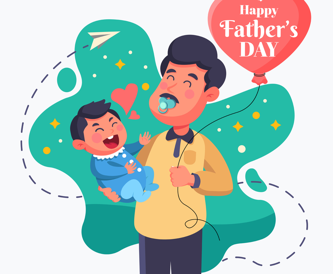 Father's Day with a Dad Using a Pacifier