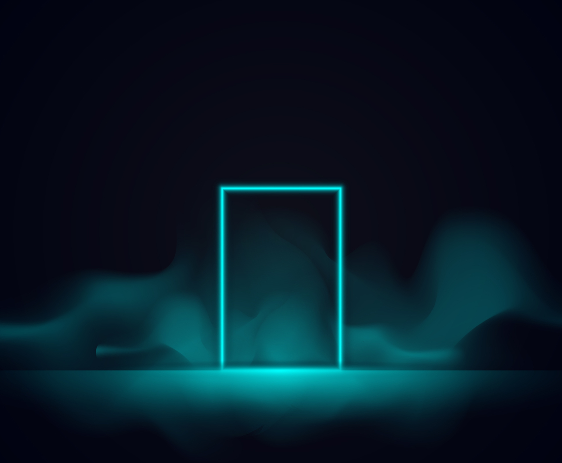 Misty Door Background