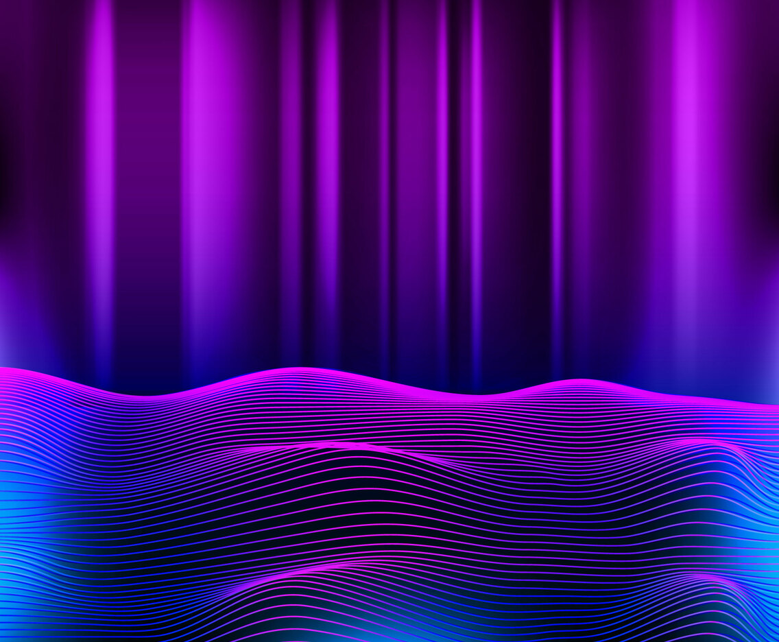 Retro Futuristic Neon retro background