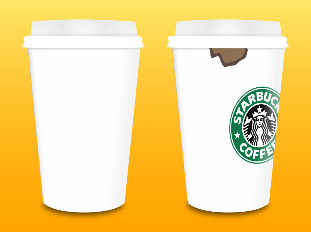 Starbucks Coffee Cups Vector
