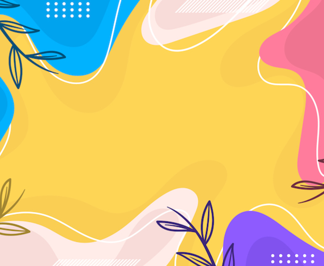 Colorful Flat Abstract Organic