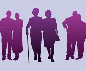 Elderly People Silhouettes Vector Art Graphics Freevector elderly-people-silhouettes-vector-art-graphics-freevector