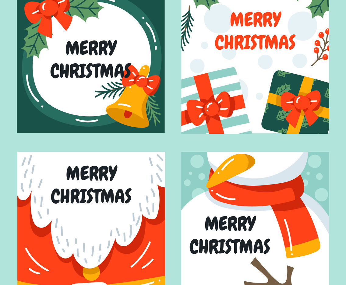 Cute and Fun Christmas Card Template