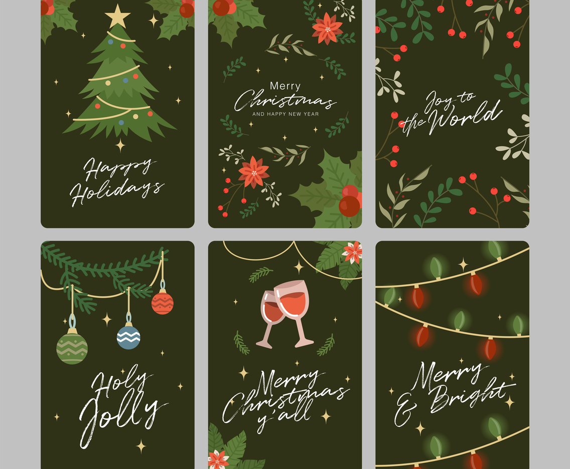 Christmas Family Gathering Invitation Card