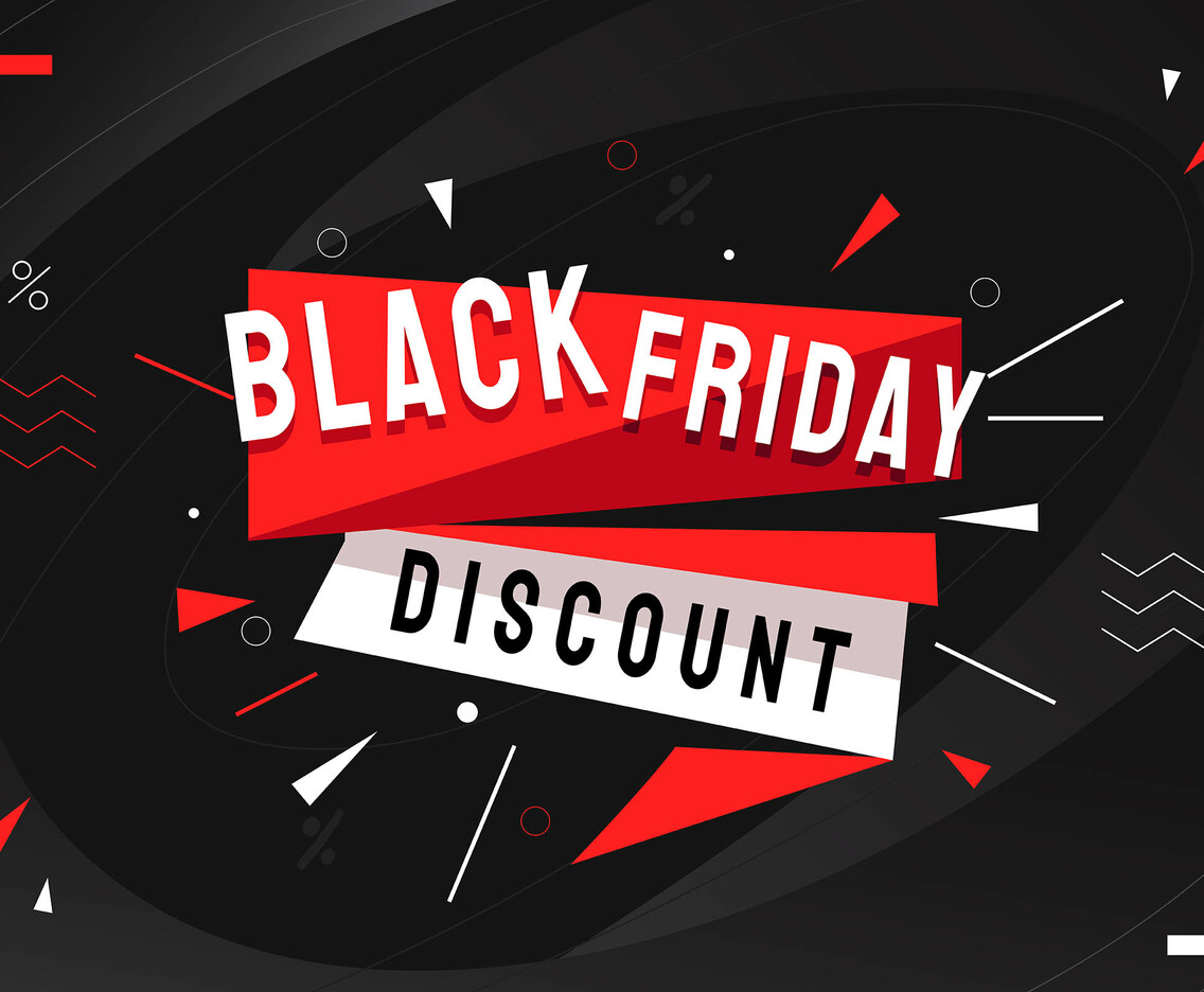 Playful Dark Black Friday Background