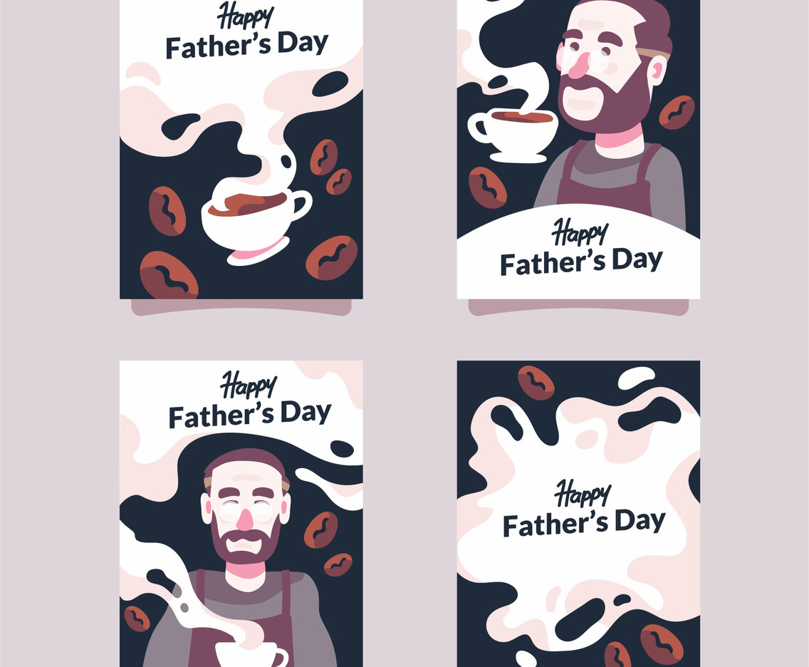 Fathers Day Coffee Inspired Card Set