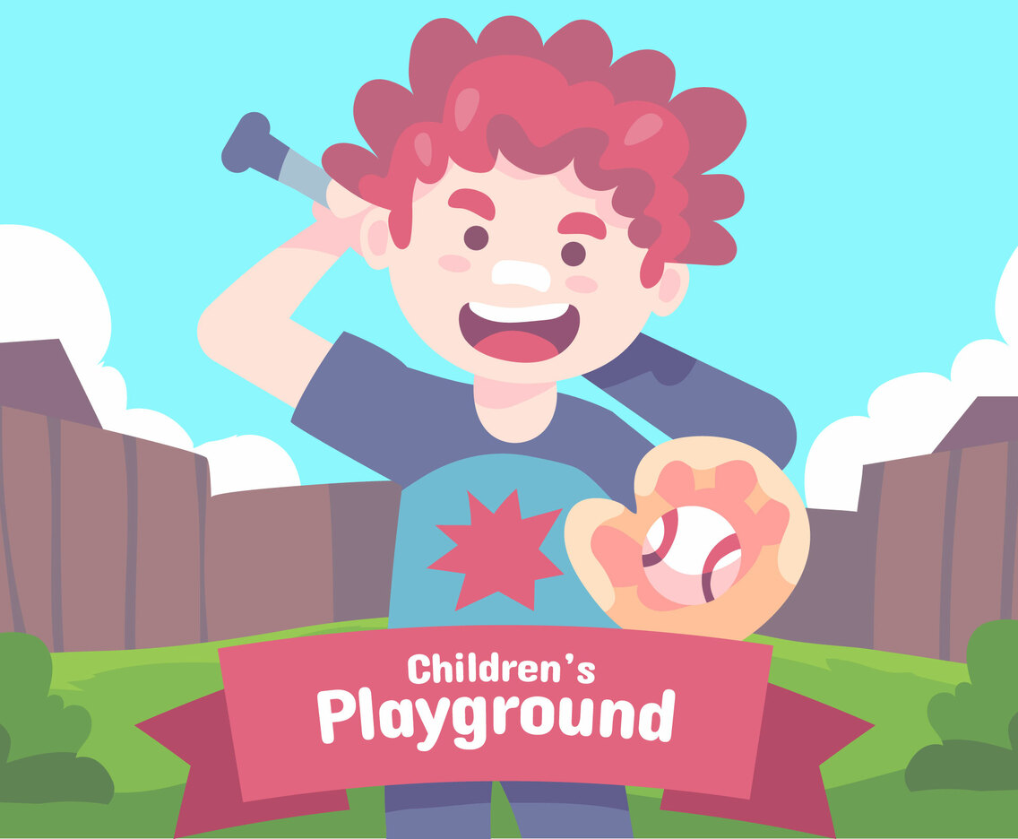 Children Playground Illustration