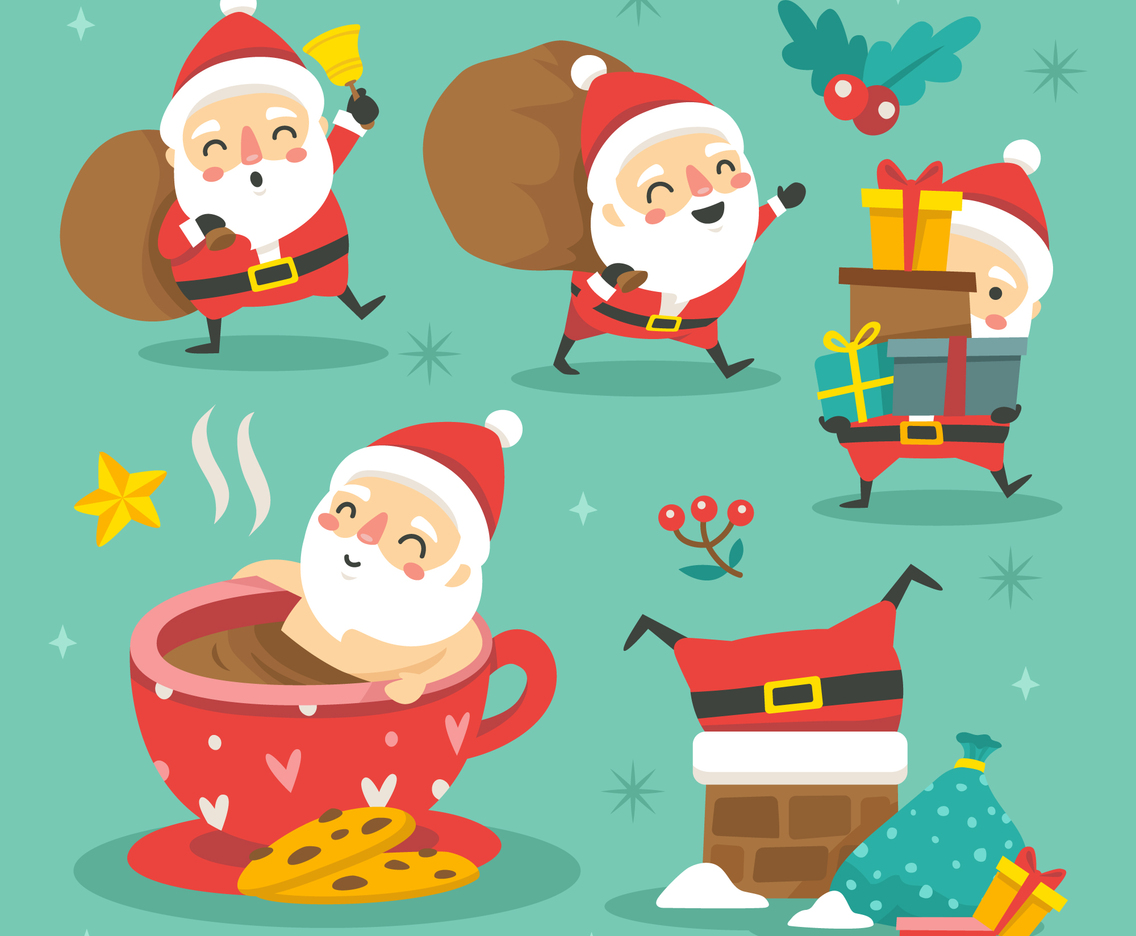 Cute Christmas Santa Collection
