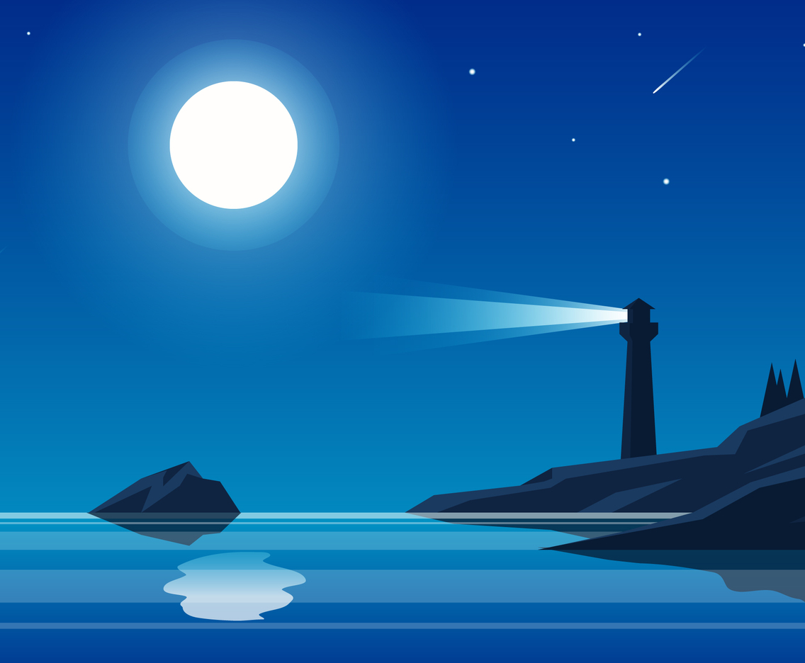 Silent Night At The Beach