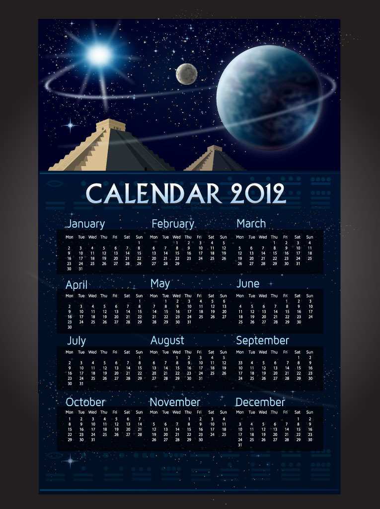 Mayan Calendar Vector