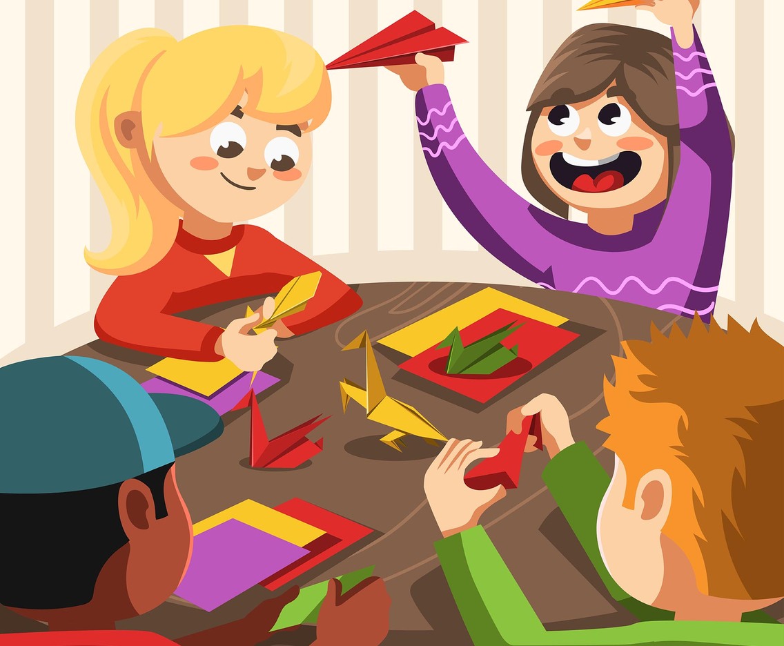 Fun Origami Crafting With Friends