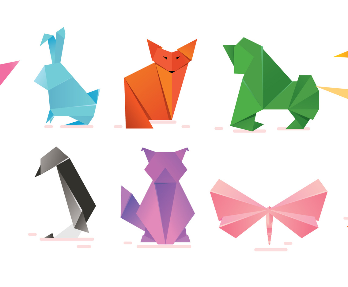 Cute Origami Animal Characters