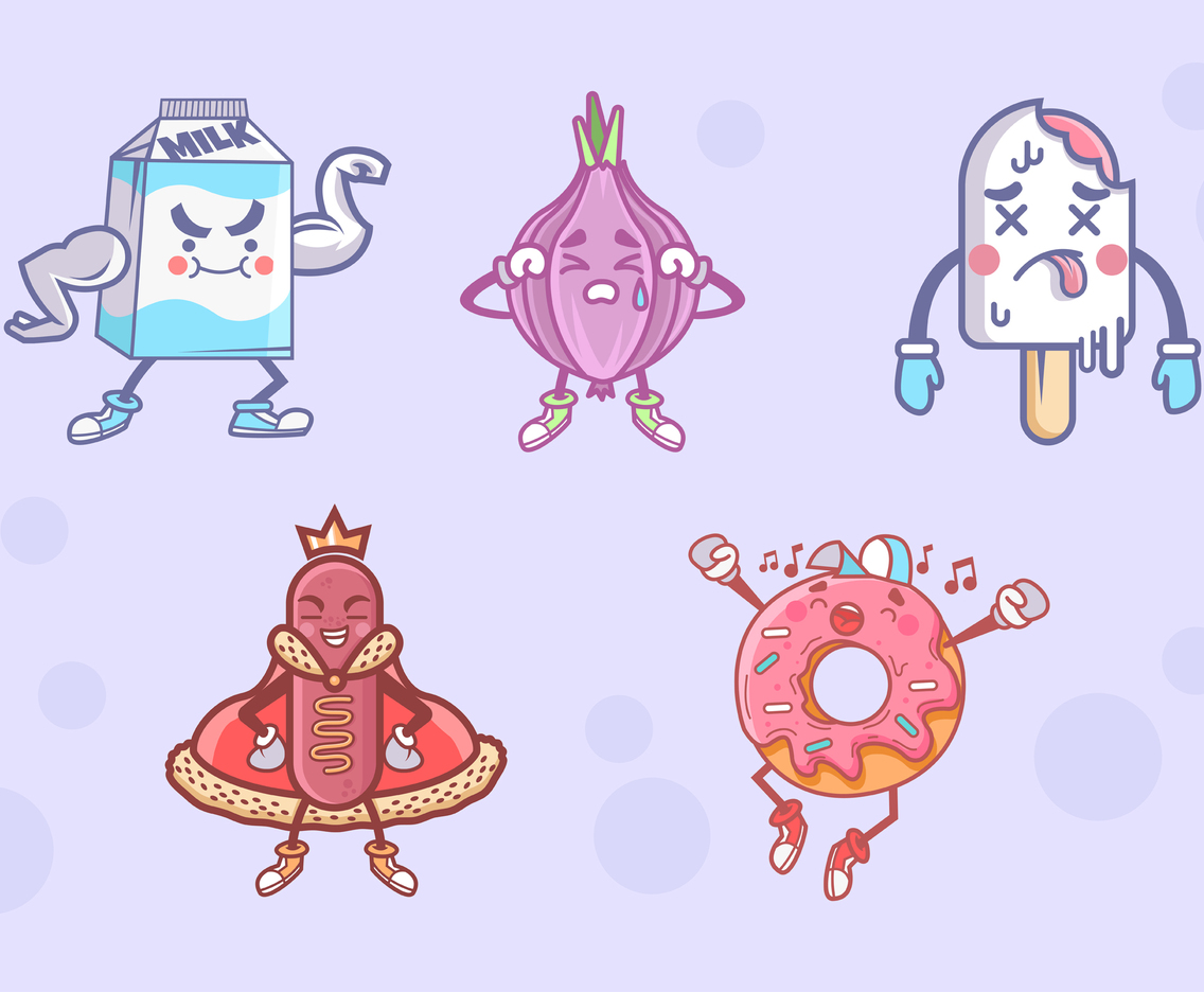 Fun Character Food Grocery