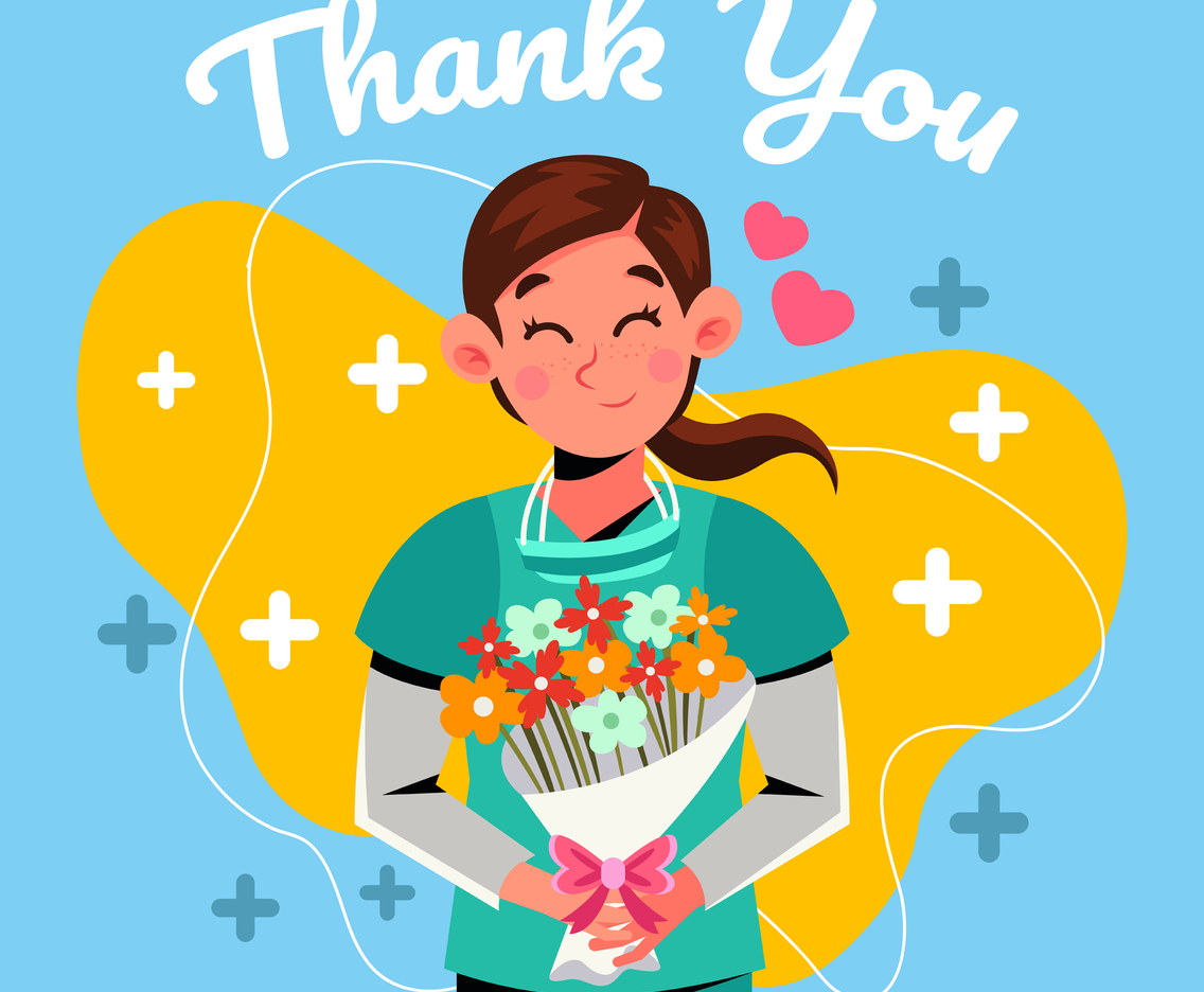 Flower Bouquet for Health Care Officers
