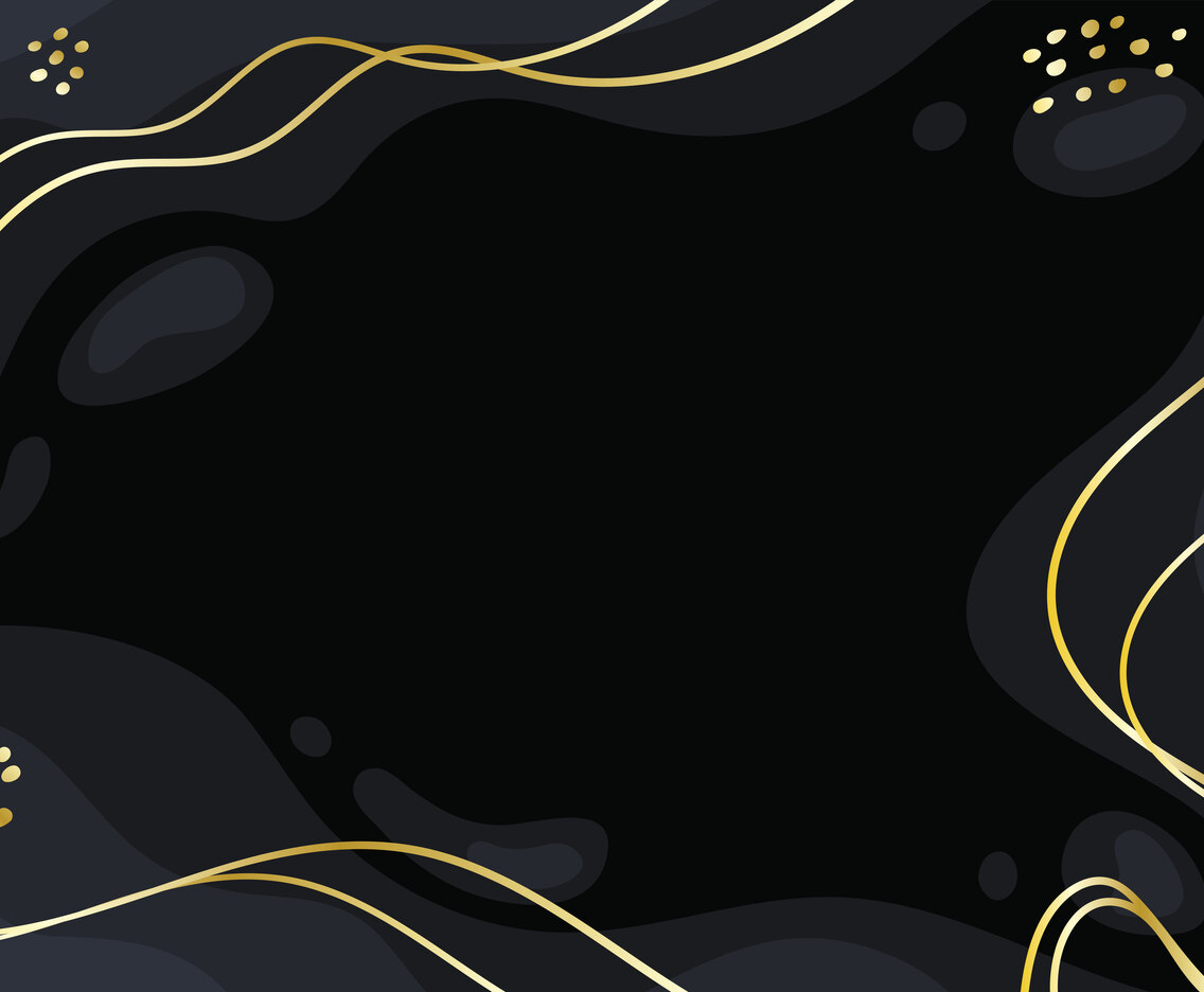 Abstract Golden And Black Background